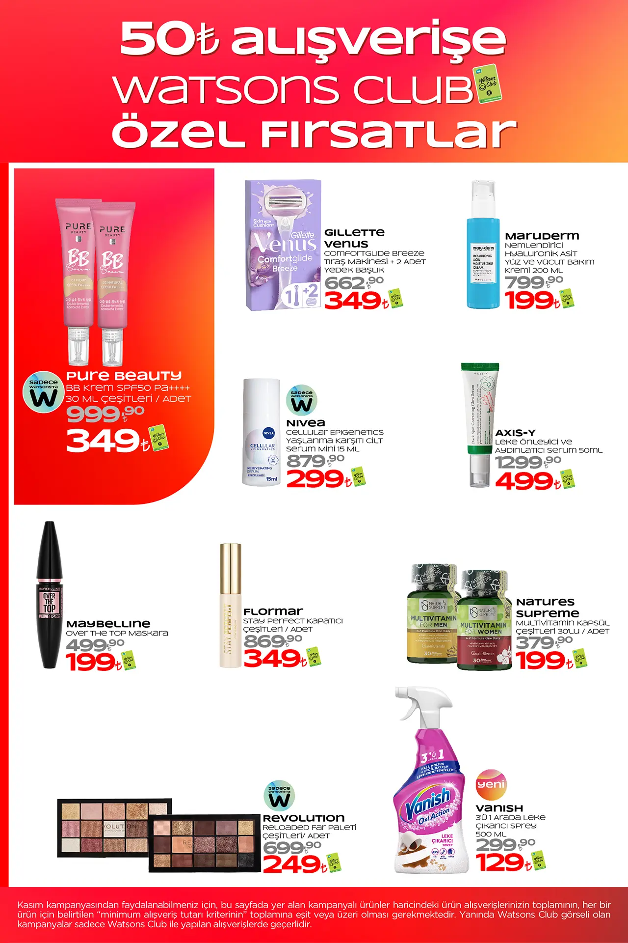 Watsons Kasım 2025 Aktüel Ürünler Kataloğu 4. Sayfa