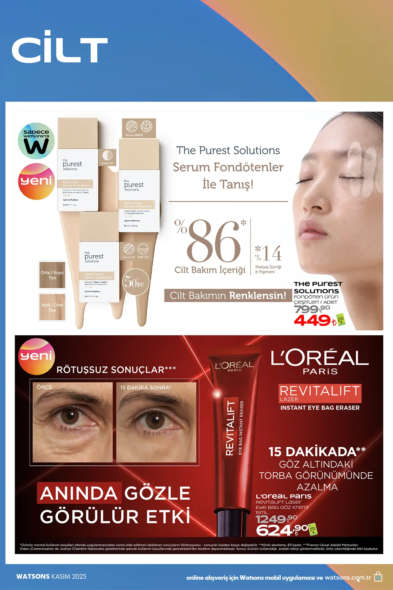 Watsons Kasım 2025 Aktüel Ürünler Kataloğu 22. Sayfa