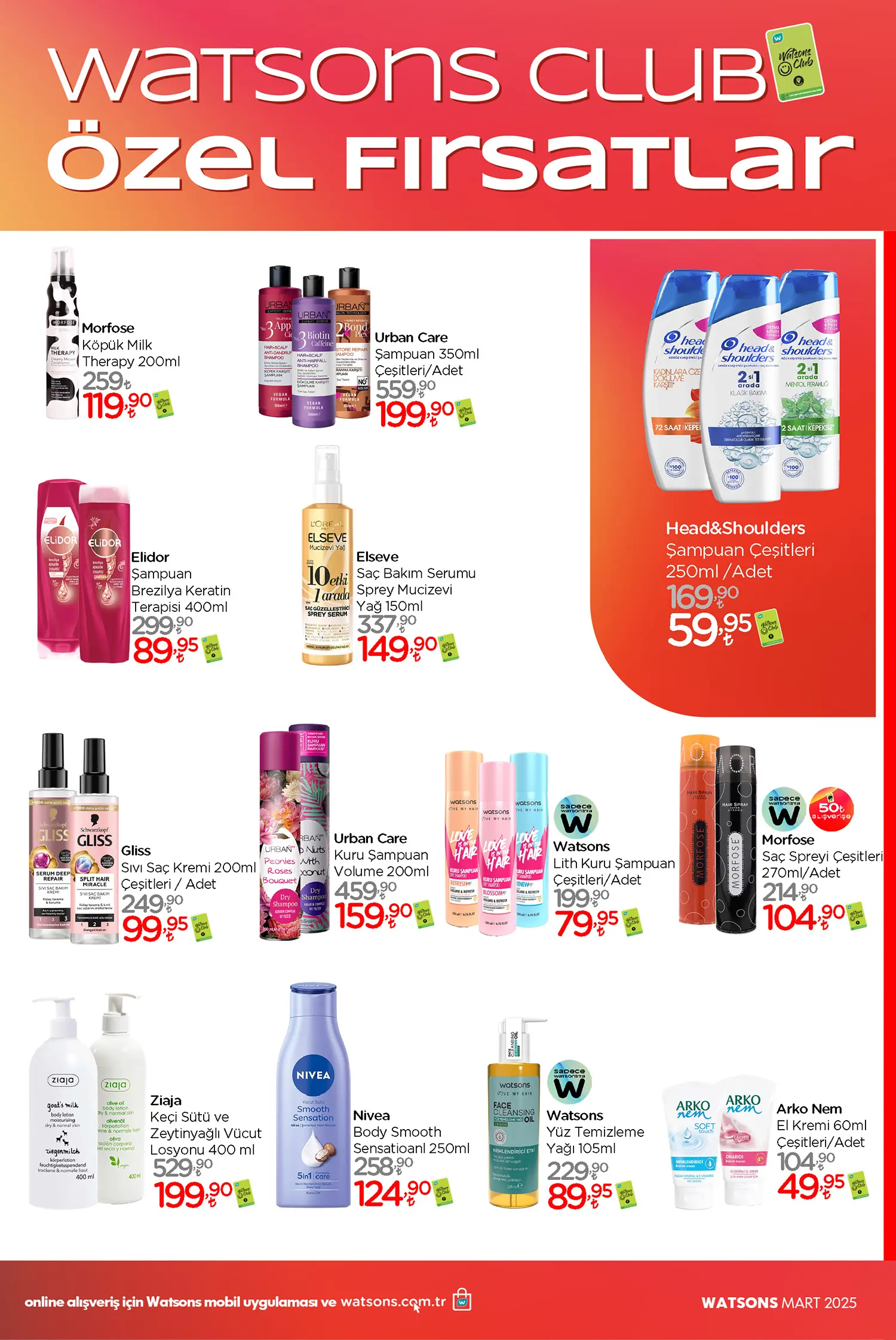 Watsons Mart 2025 Aktüel Ürünler Kataloğu 3. Sayfa