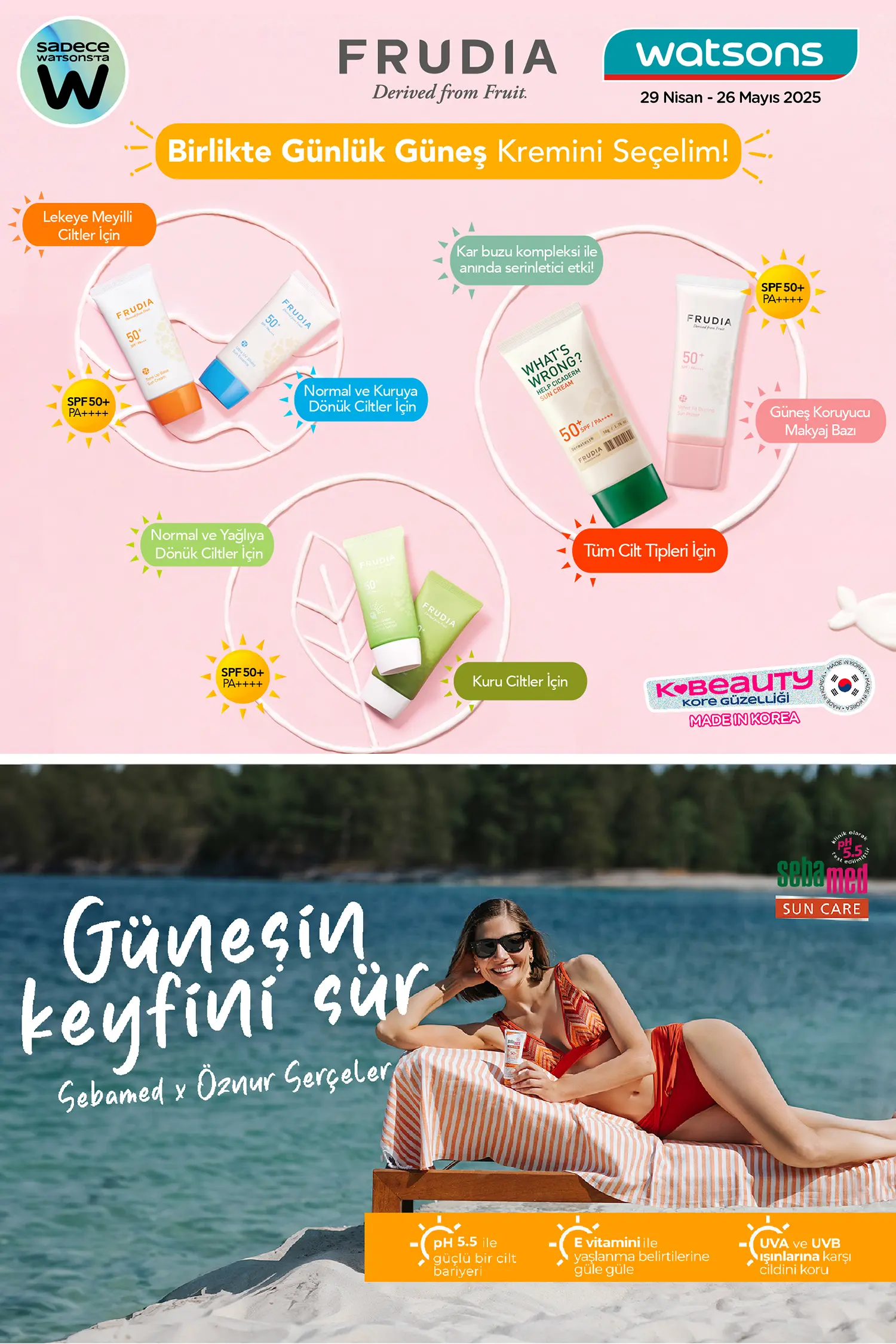 Watsons Mayıs 2025 Aktüel Ürünler Kataloğu 1. Sayfa