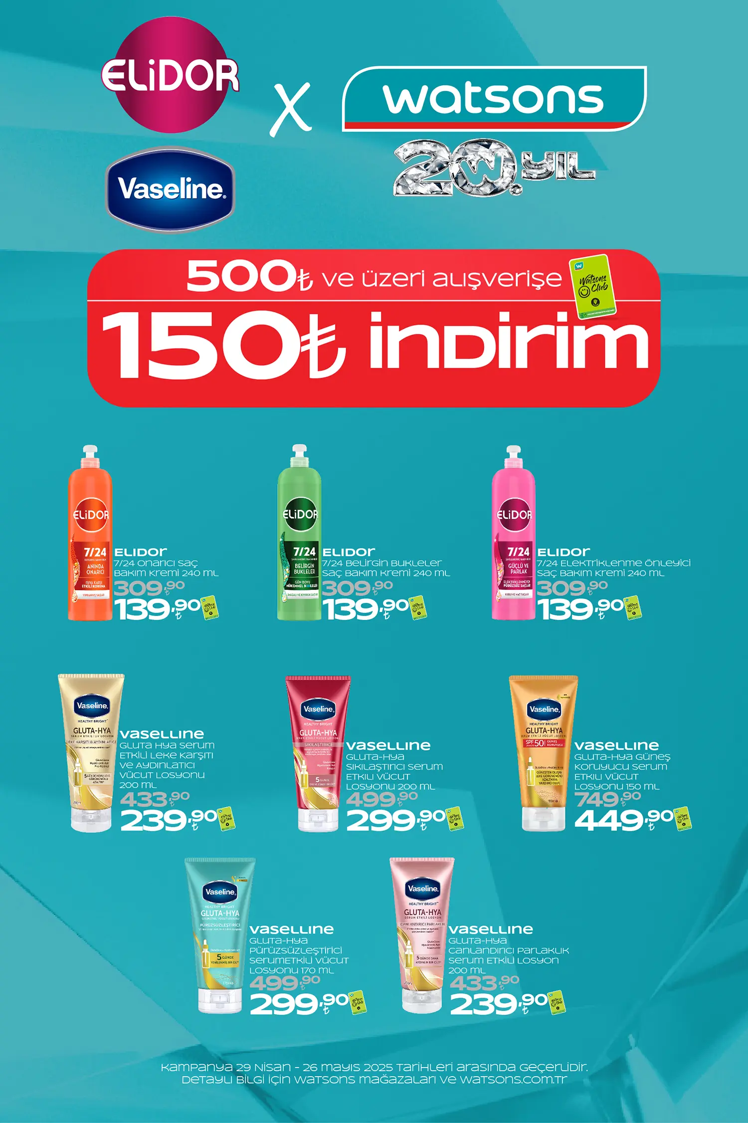 Watsons Mayıs 2025 Aktüel Ürünler Kataloğu 3. Sayfa