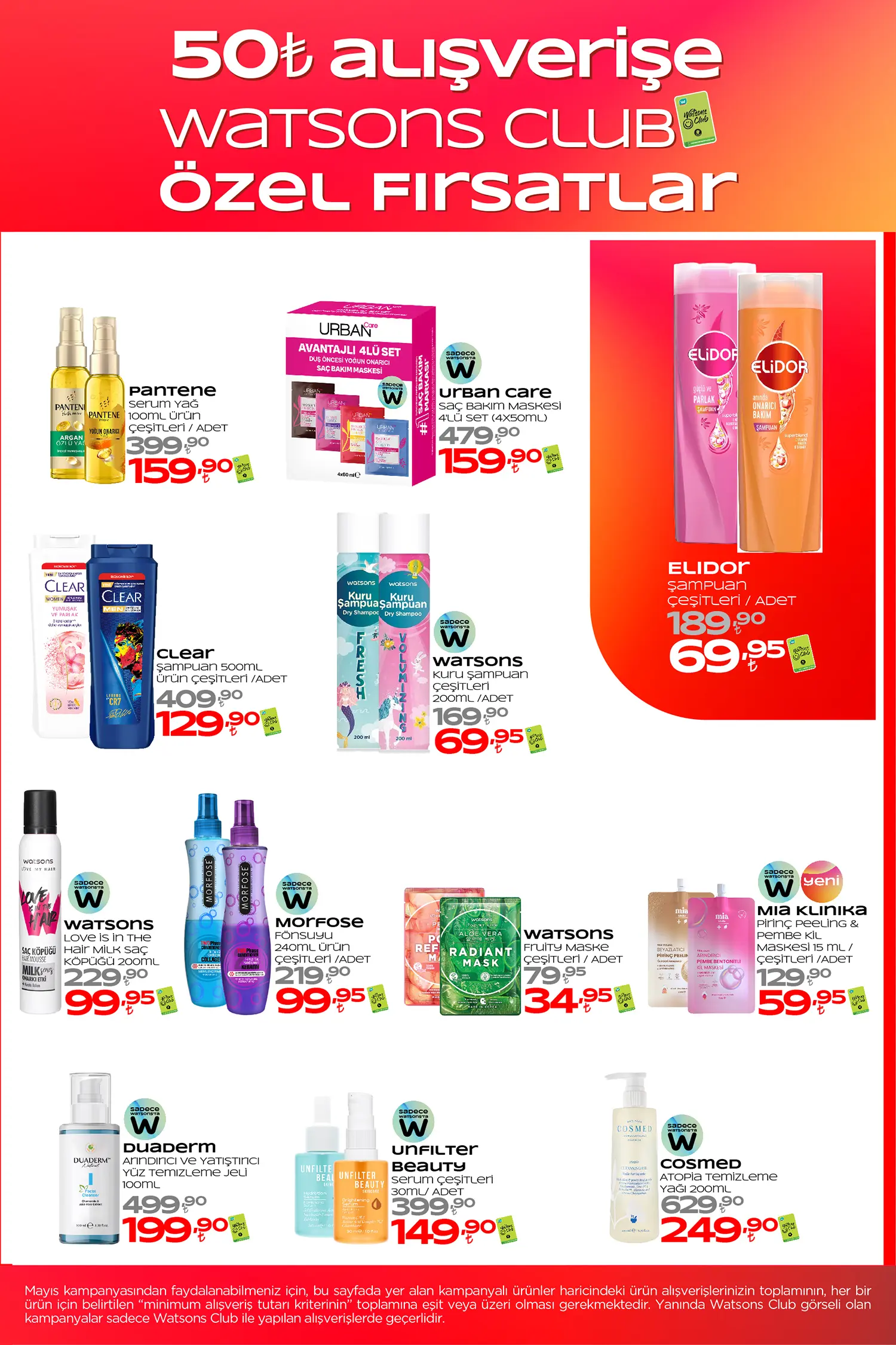 Watsons Mayıs 2025 Aktüel Ürünler Kataloğu 5. Sayfa