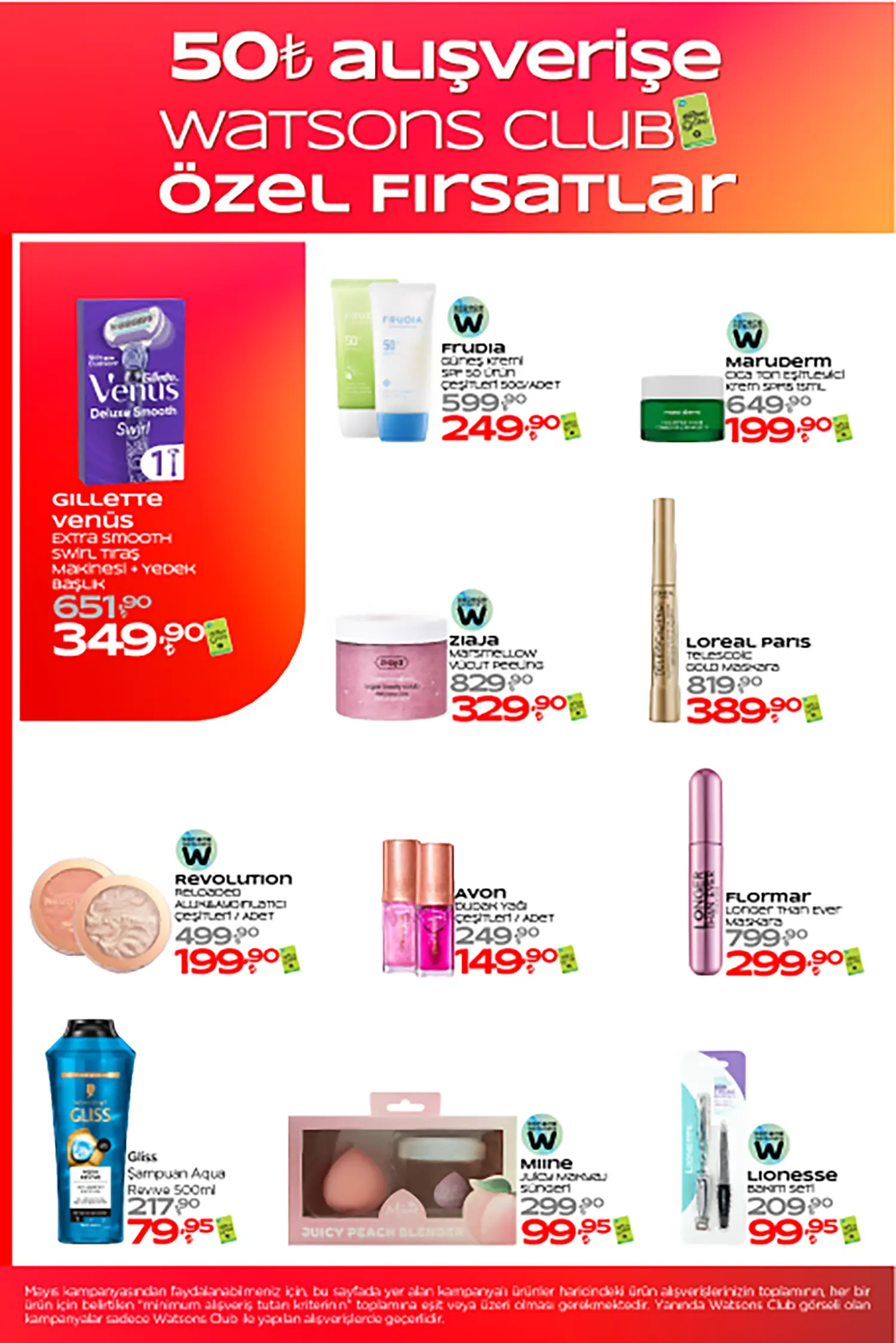 Watsons Mayıs 2025 Aktüel Ürünler Kataloğu 6. Sayfa