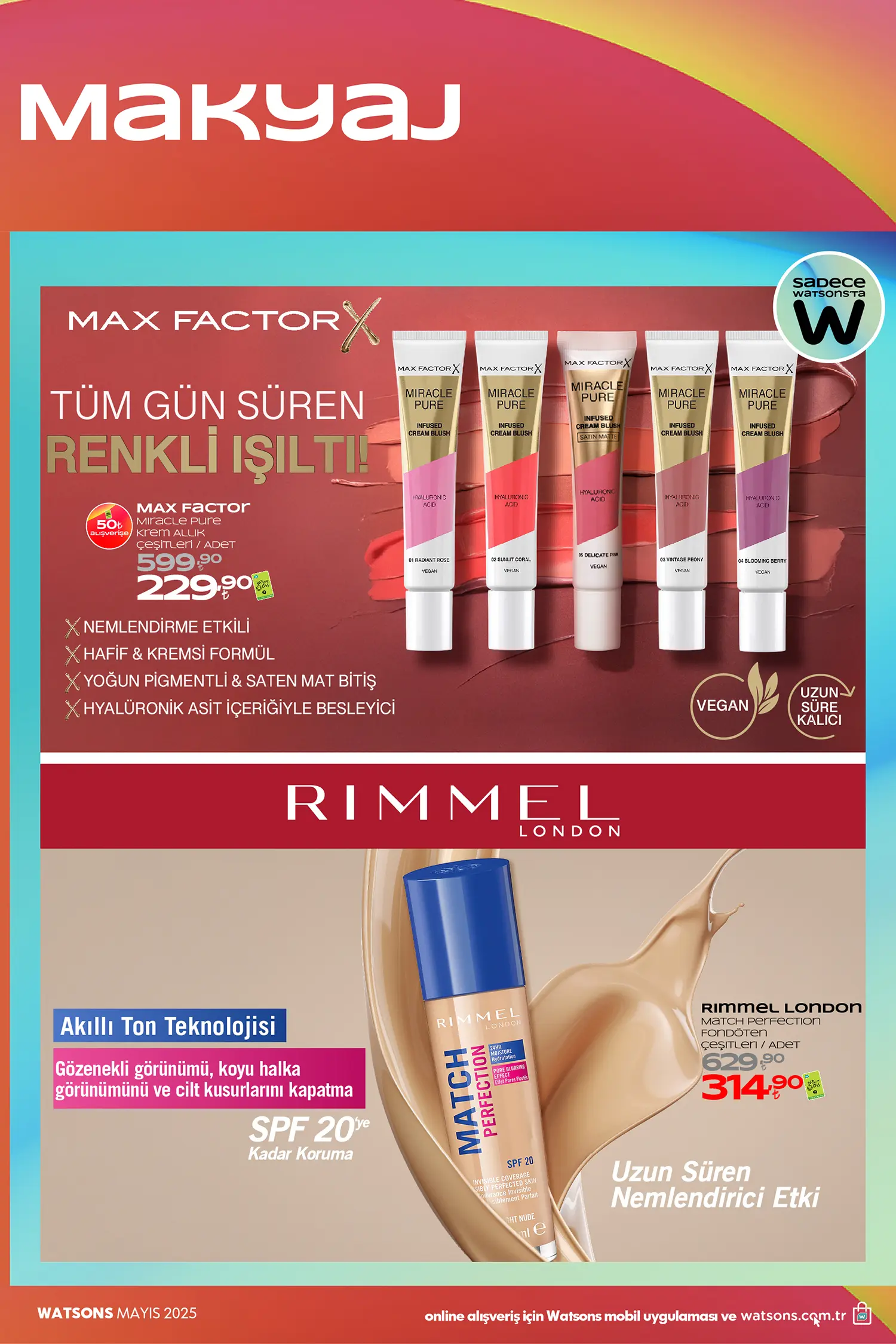 Watsons Mayıs 2025 Aktüel Ürünler Kataloğu 12. Sayfa