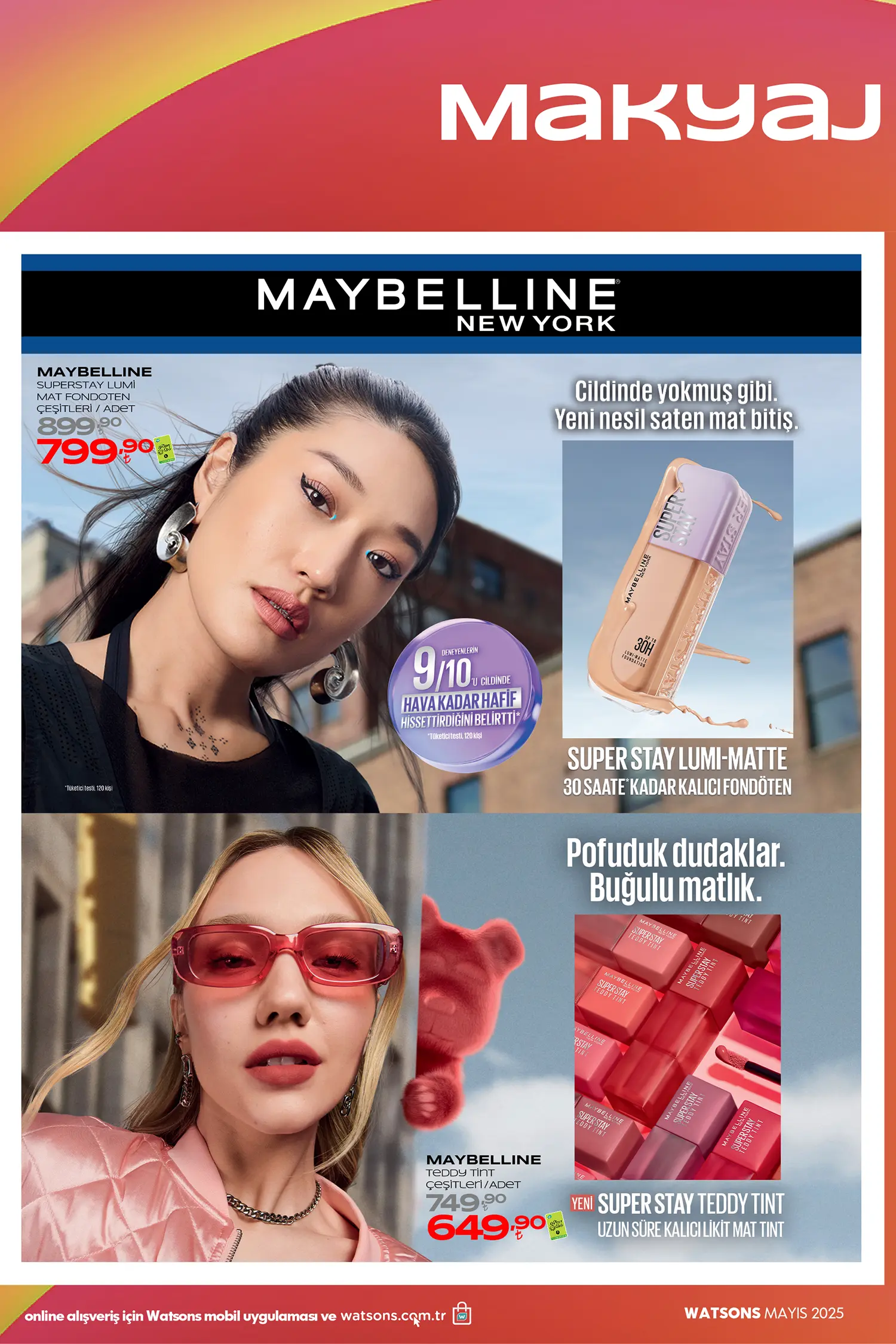 Watsons Mayıs 2025 Aktüel Ürünler Kataloğu 13. Sayfa