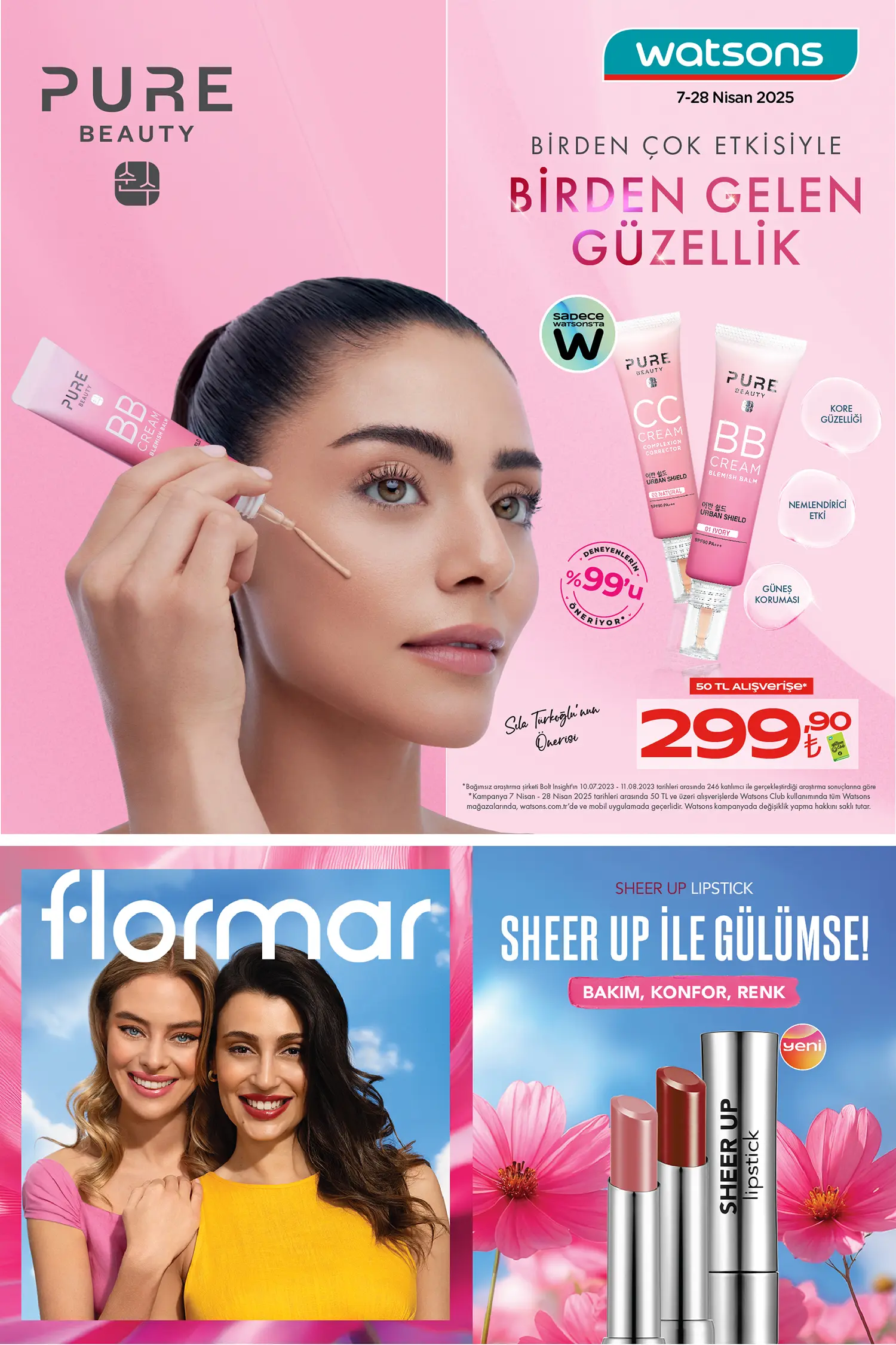 Watsons Nisan 2025 Aktüel Ürünler Kataloğu 1. Sayfa