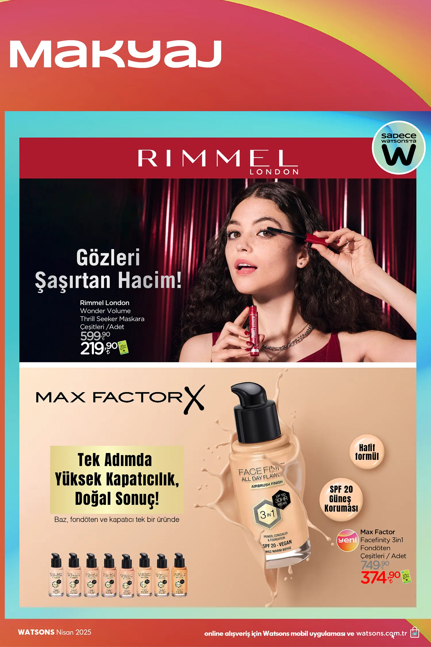 Watsons Nisan 2025 Aktüel Ürünler Kataloğu 8. Sayfa