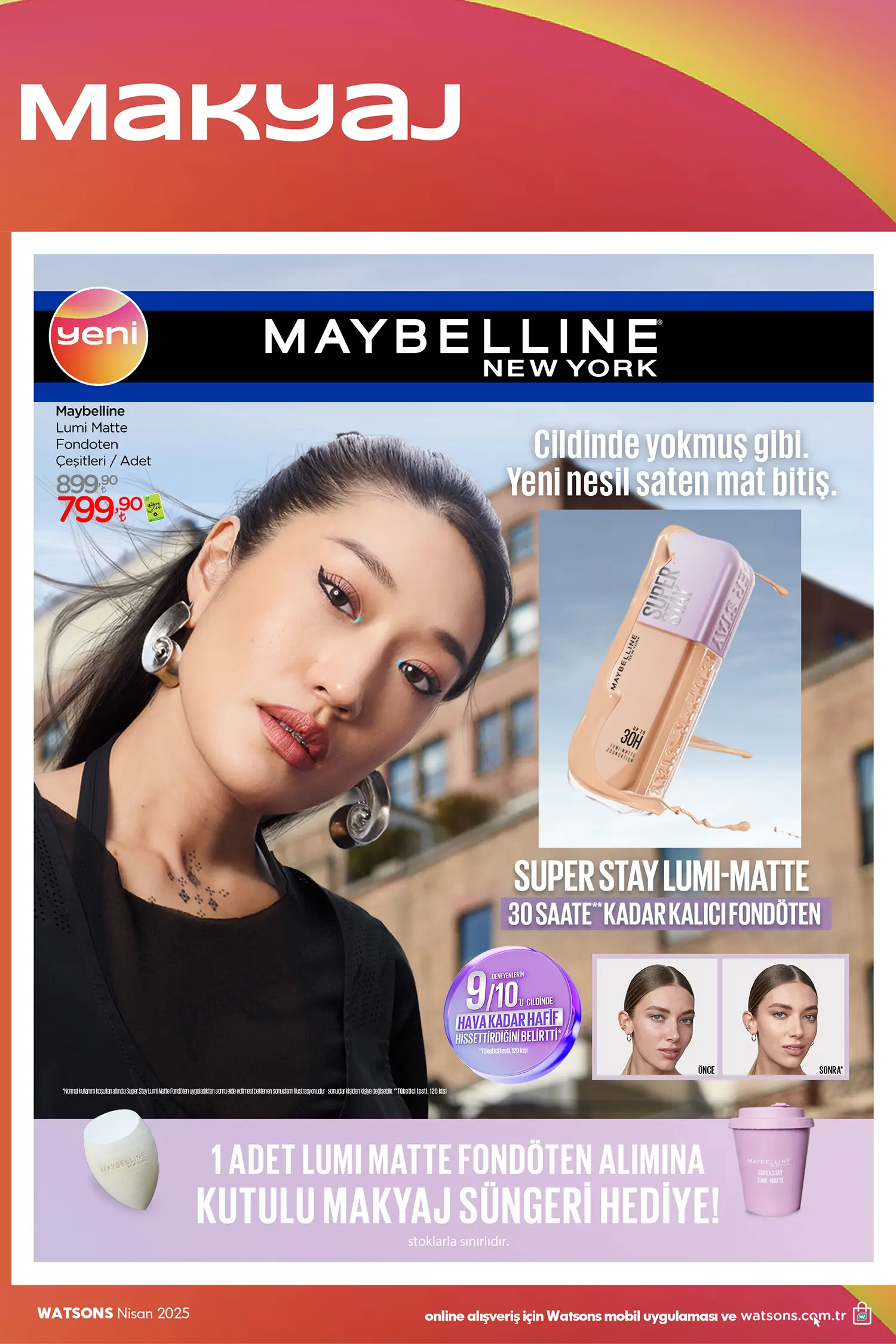 Watsons Nisan 2025 Aktüel Ürünler Kataloğu 10. Sayfa
