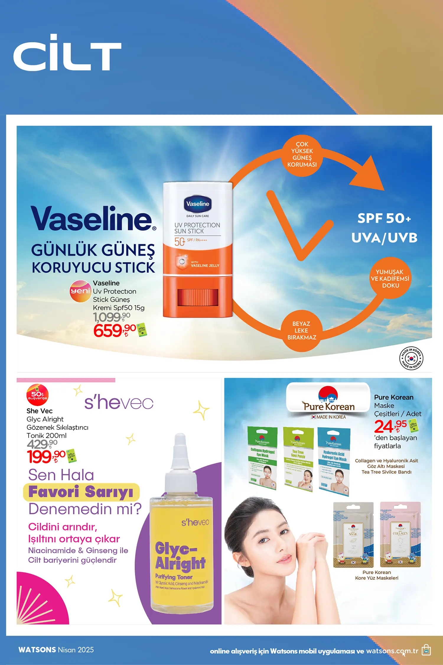 Watsons Nisan 2025 Aktüel Ürünler Kataloğu 20. Sayfa