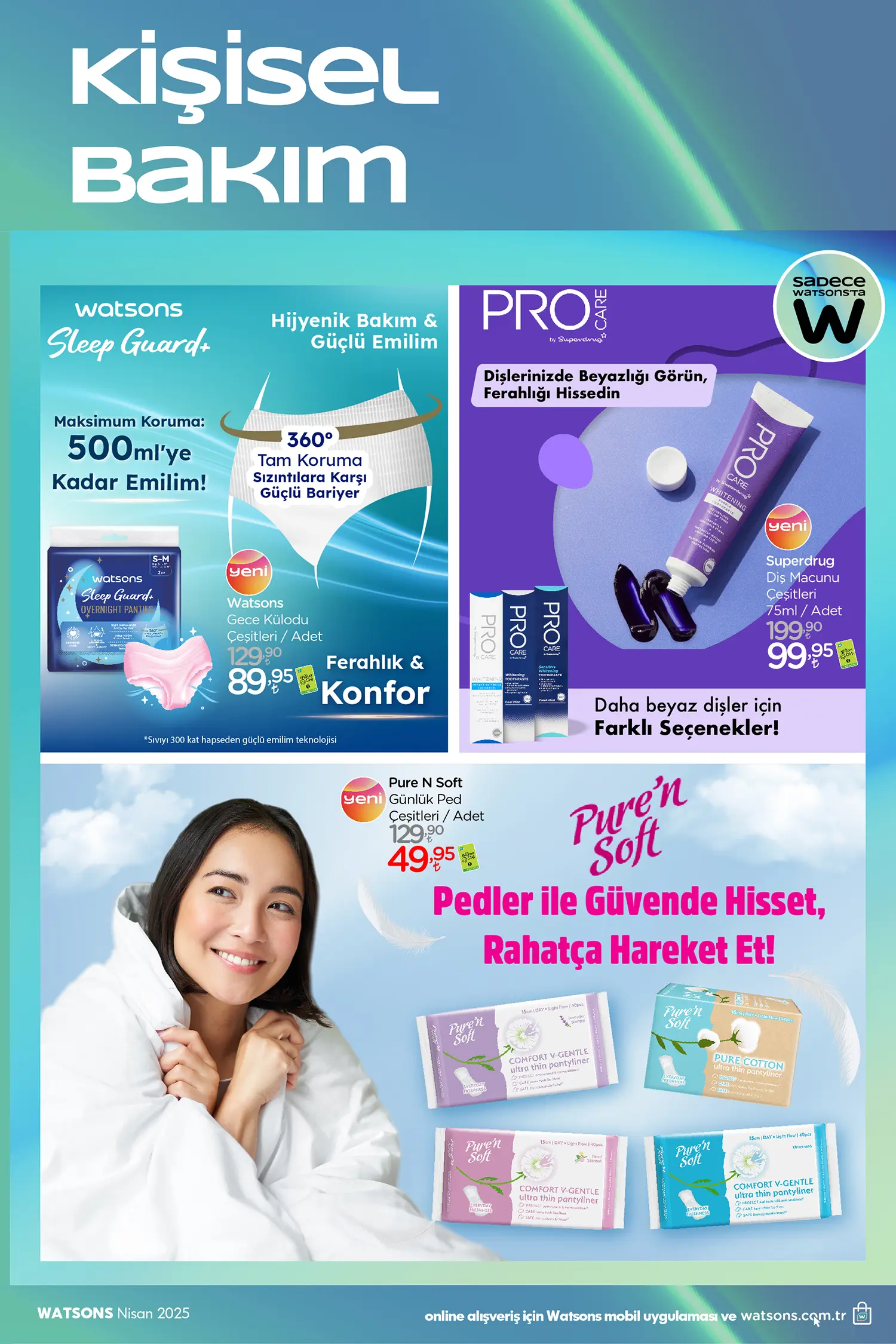 Watsons Nisan 2025 Aktüel Ürünler Kataloğu 36. Sayfa