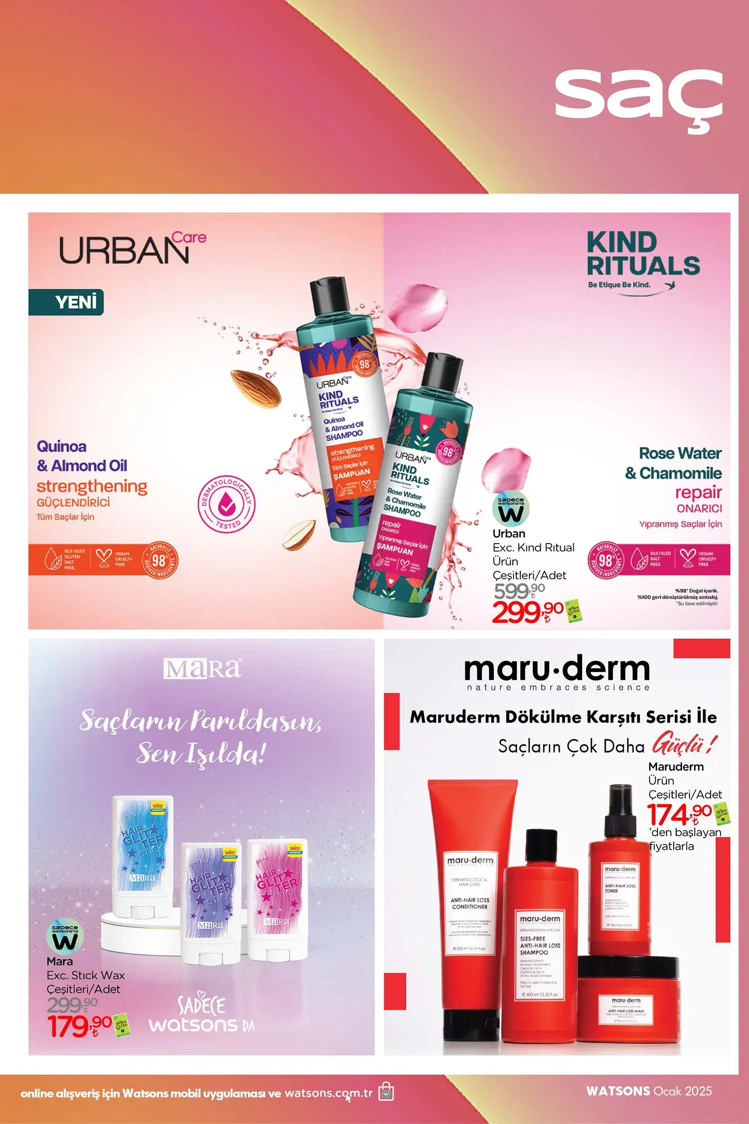 Watsons Ocak 2025 Aktüel Ürünler Kataloğu 29. Sayfa