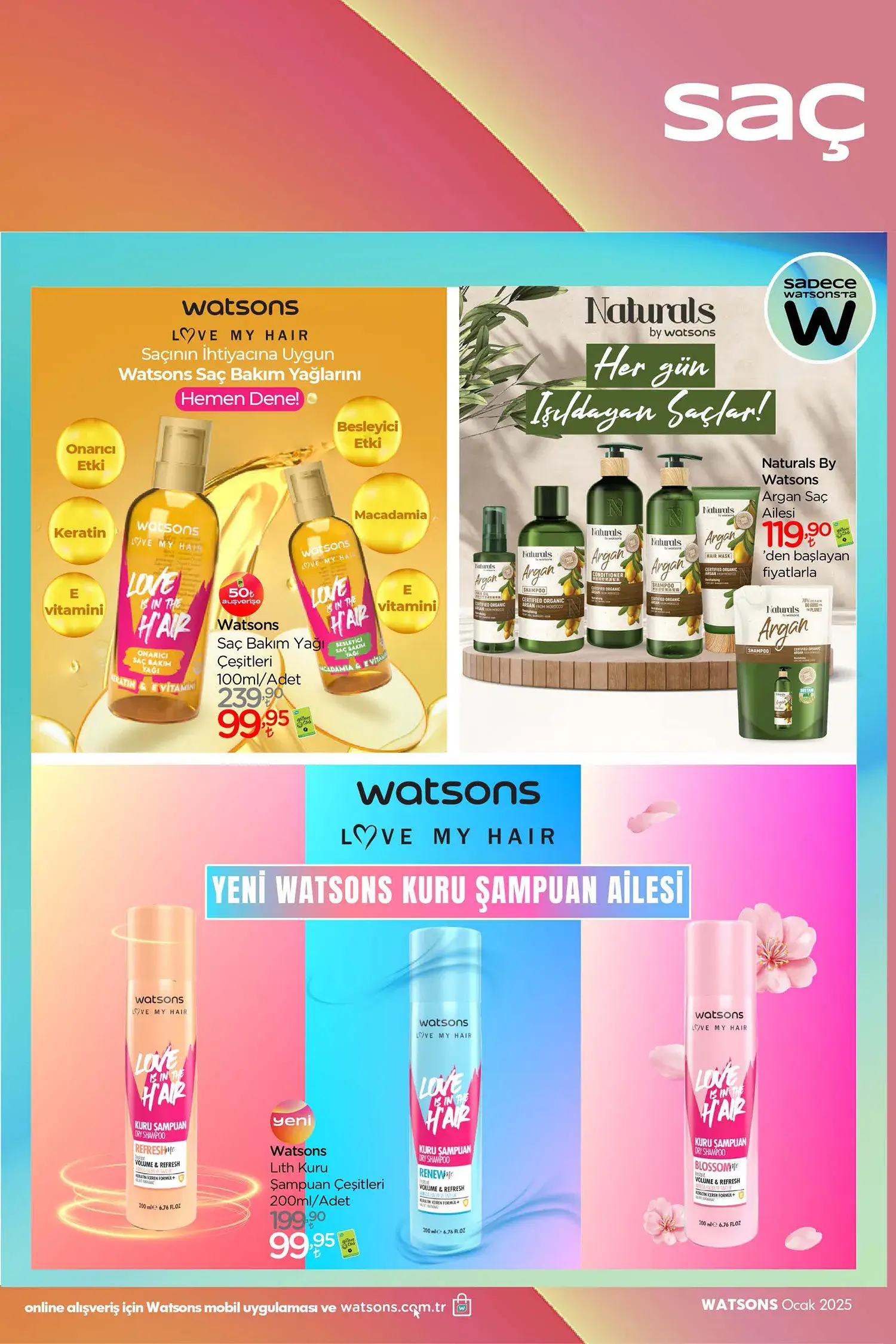 Watsons Ocak 2025 Aktüel Ürünler Kataloğu 30. Sayfa