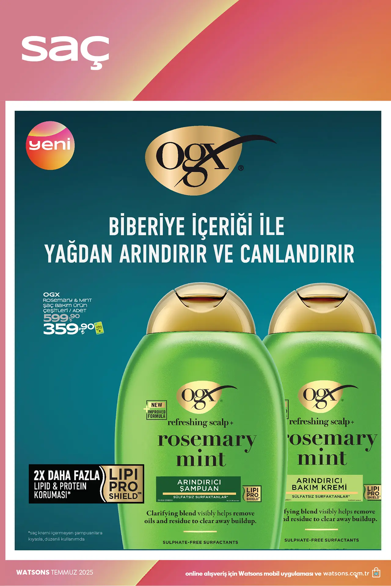 Watsons Temmuz 2025 Aktüel Ürünler Kataloğu 34. Sayfa