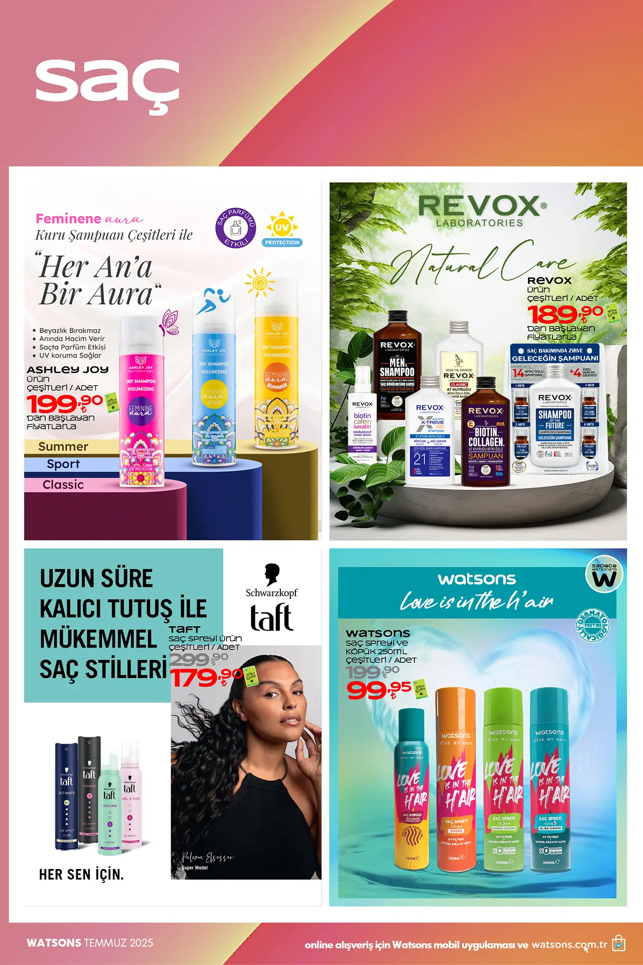 Watsons Temmuz 2025 Aktüel Ürünler Kataloğu 35. Sayfa