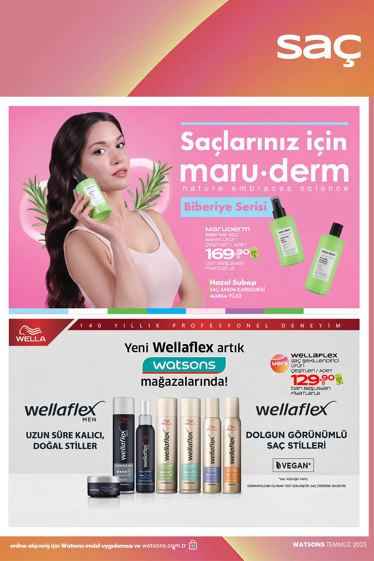 Watsons Temmuz 2025 Aktüel Ürünler Kataloğu 36. Sayfa