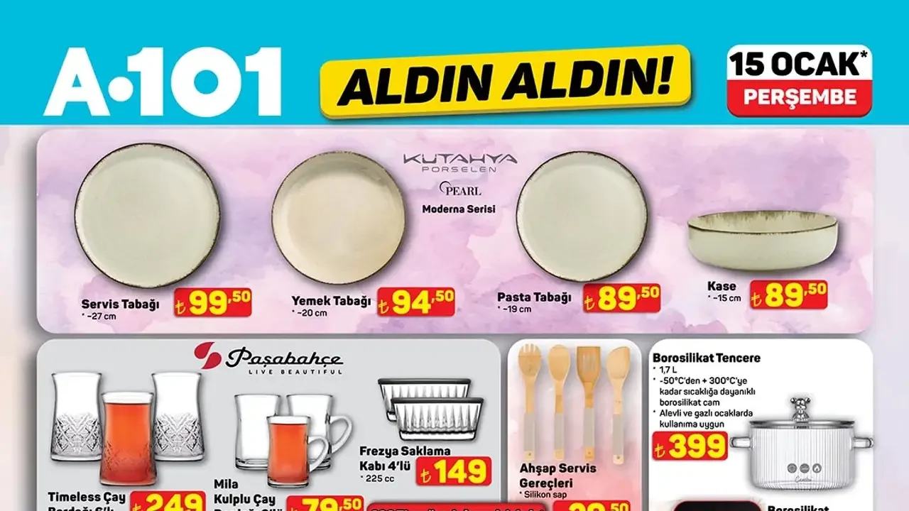 A101 15 Ocak 2026 Aktüel Ürünler Kataloğu