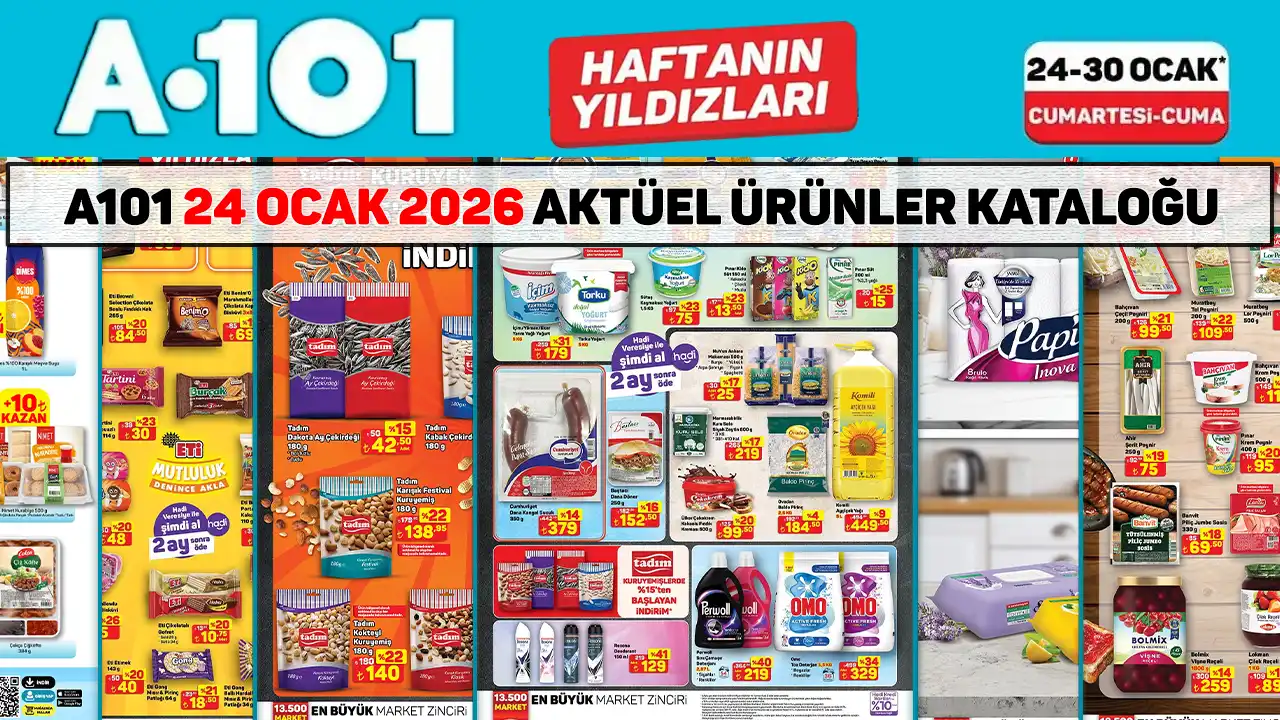 A101 24 Ocak 2026 Aktüel Ürünler Kataloğu