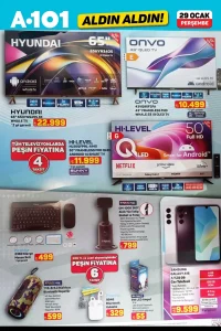 A101 29 Ocak 2026 Aktüel Ürünler Kataloğu