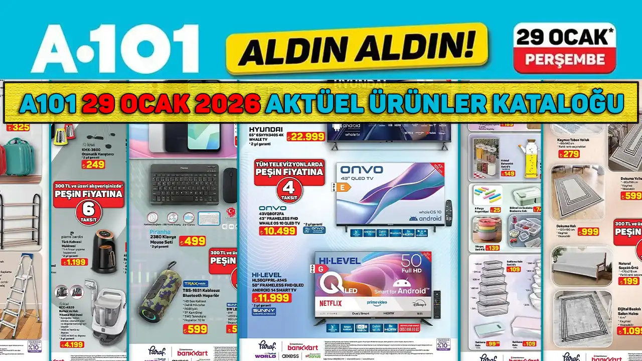 A101 29 Ocak 2026 Aktüel Ürünler Kataloğu
