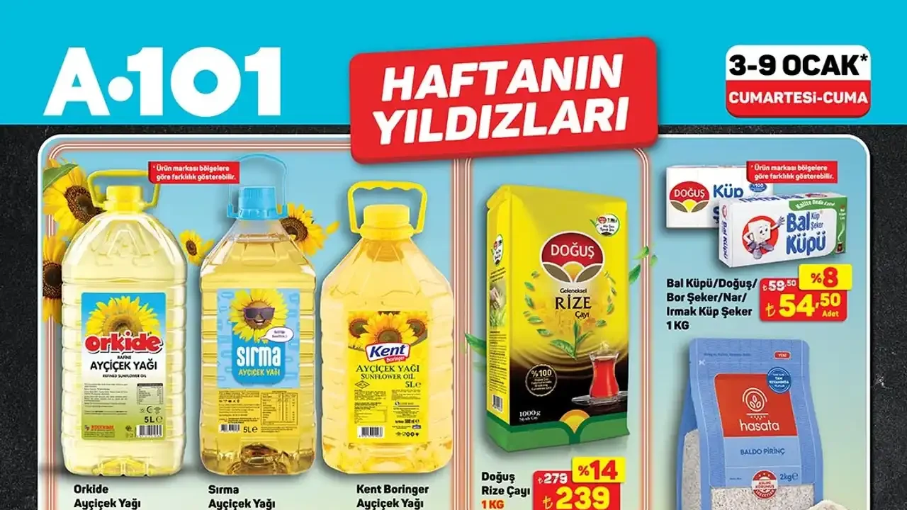 A101 3 Ocak 2026 Aktüel Ürünler Kataloğu