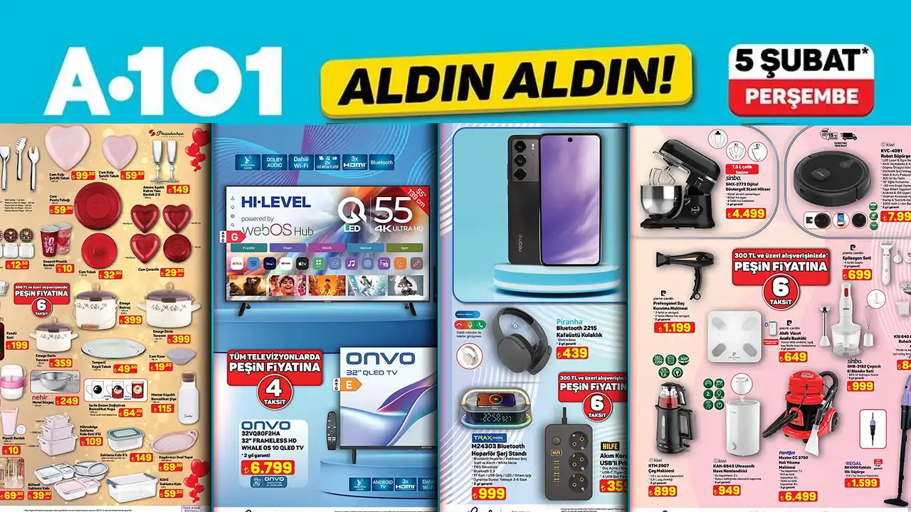 A101 5 Şubat 2026 Aktüel Ürünler Kataloğu