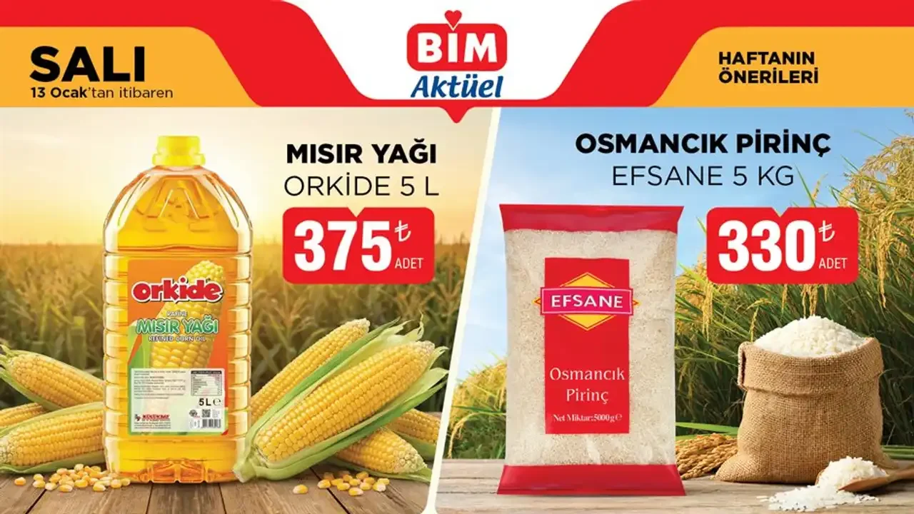 BİM 13 Ocak 2026 Aktüel Ürünler Kataloğu