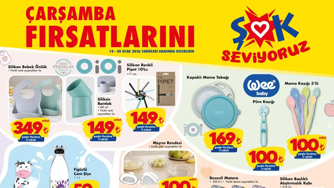 ŞOK 14 Ocak 2026 Aktüel Ürünler Kataloğu