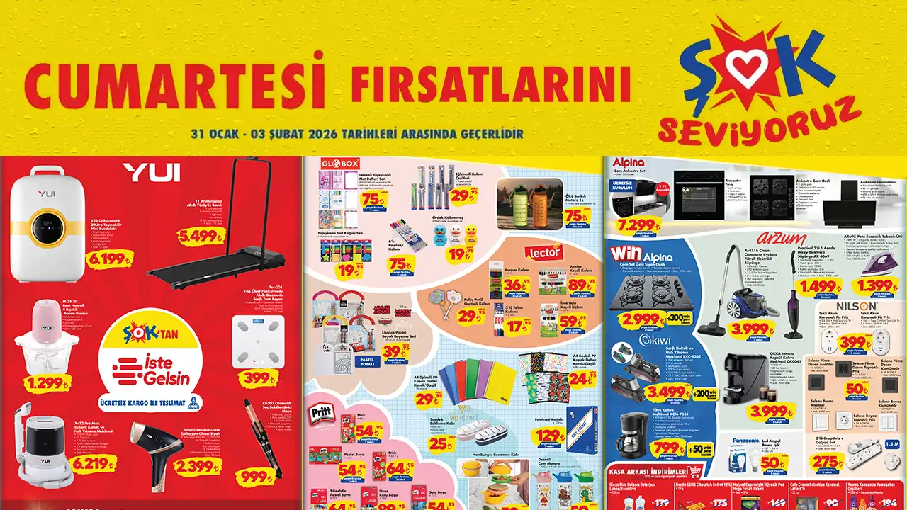 ŞOK 31 Ocak 2026 Aktüel Ürünler Kataloğu