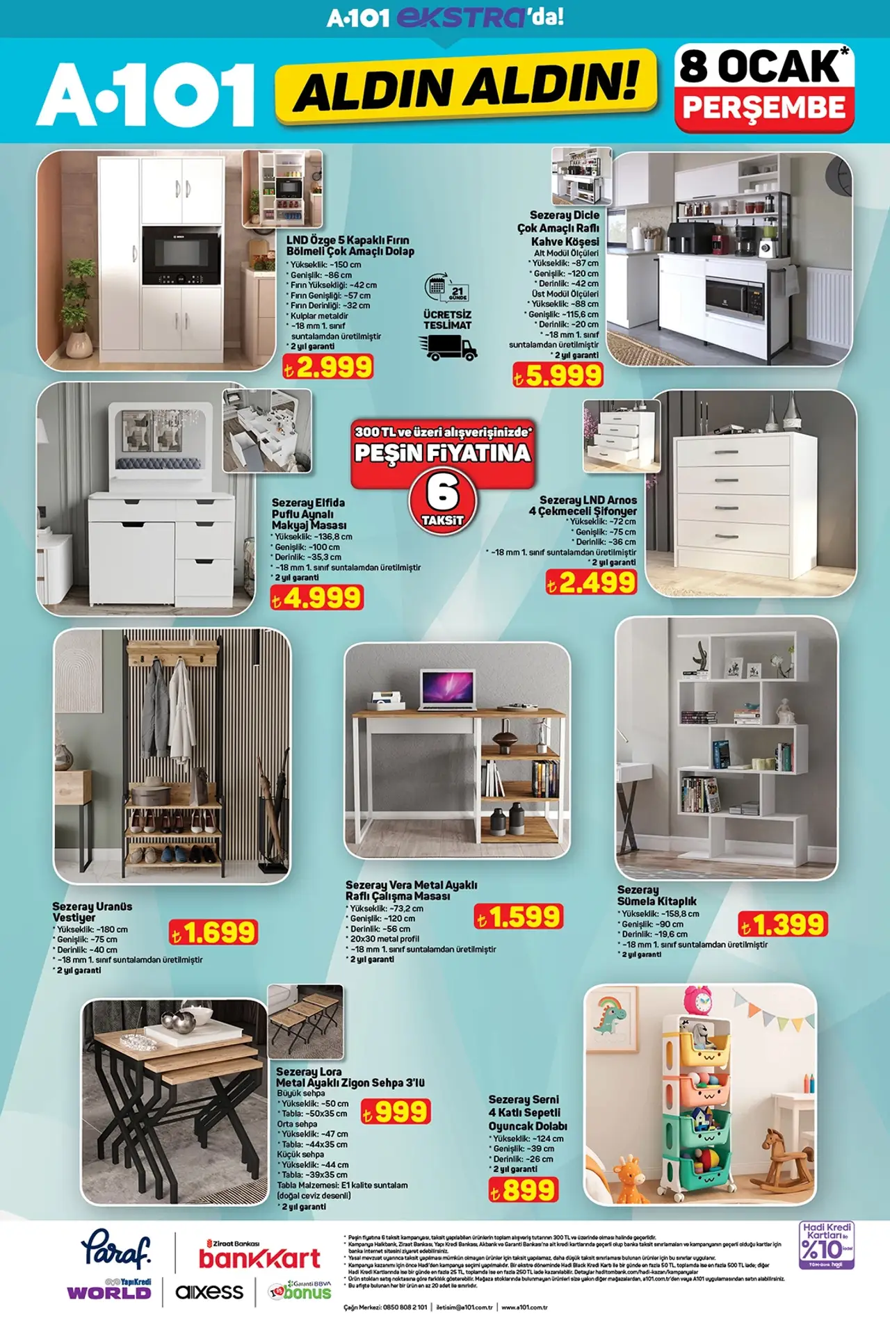 A101 8 Ocak 2026 Ekstra Katalog 7