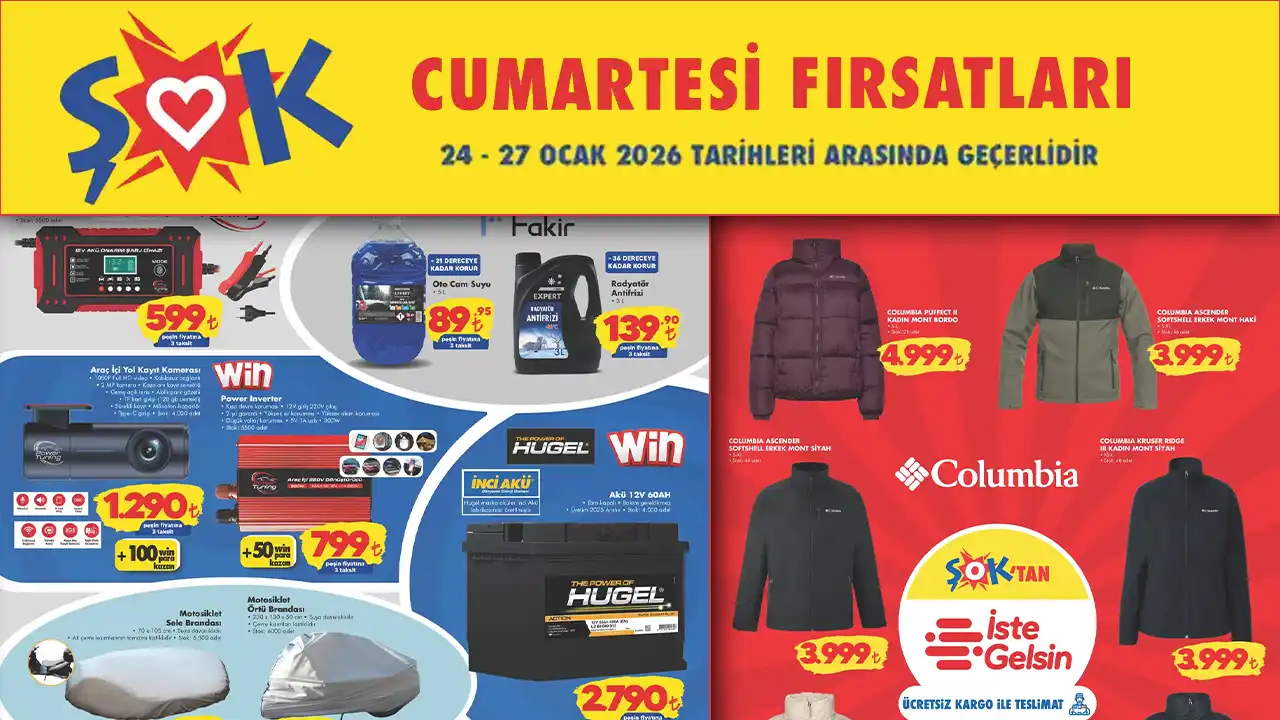ŞOK 24 Ocak 2026 Aktüel Ürünler Kataloğu