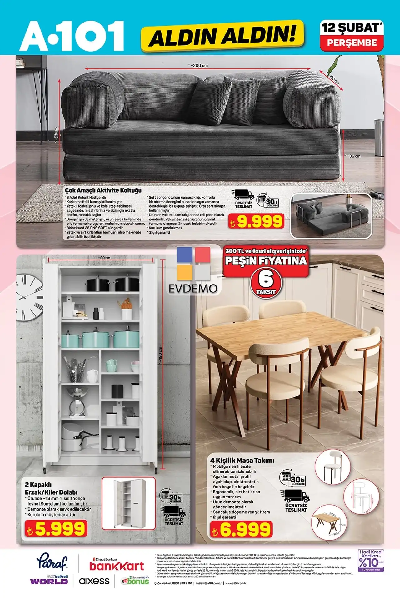 A101 12 Şubat 2026 Aktüel Katalog 7