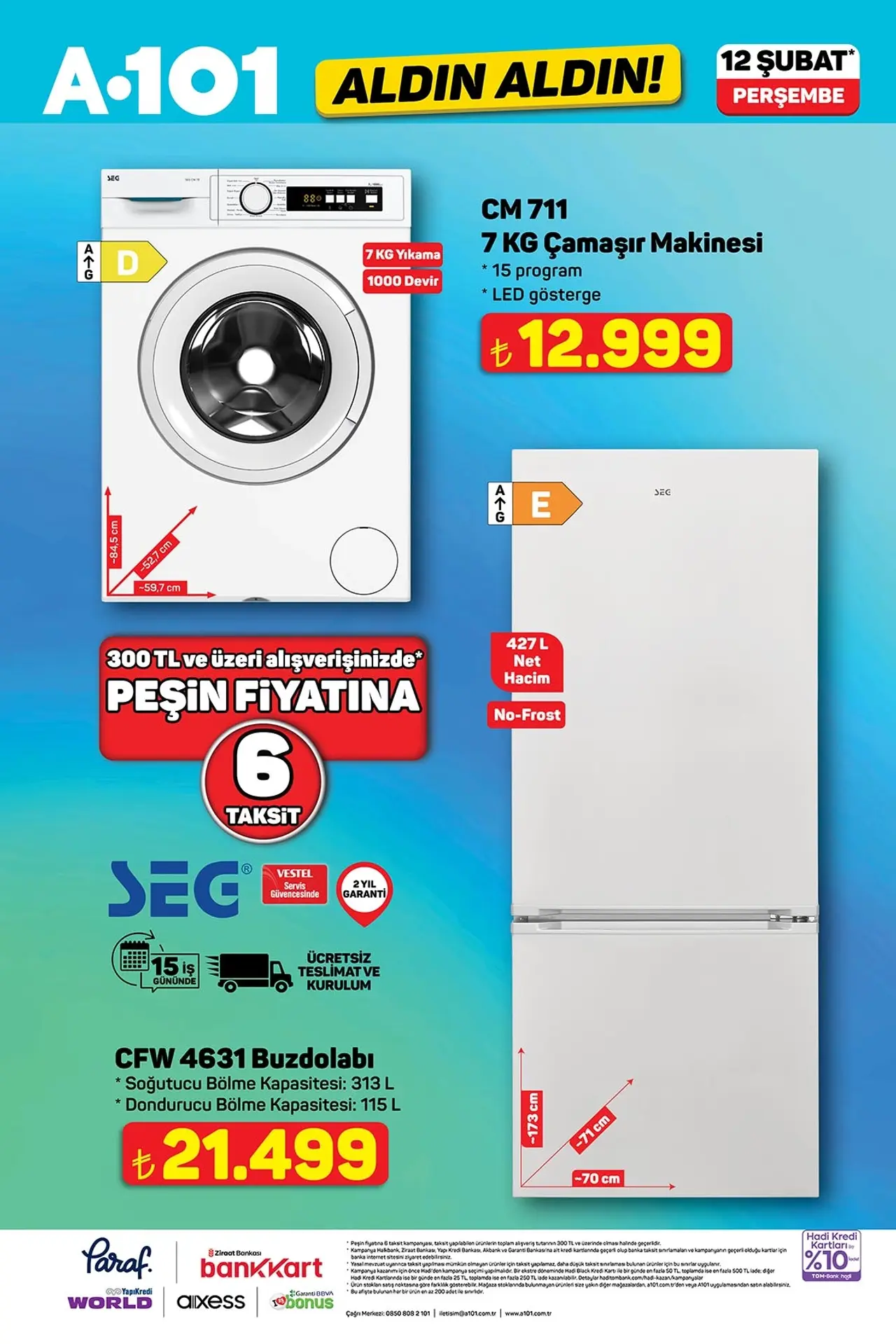 A101 12 Şubat 2026 Aktüel Katalog 9