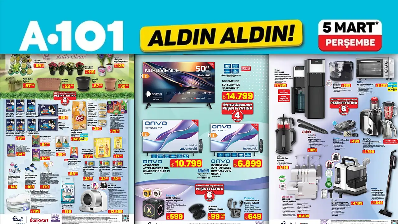 A101 5 Mart 2026 Aktüel Ürünler Kataloğu