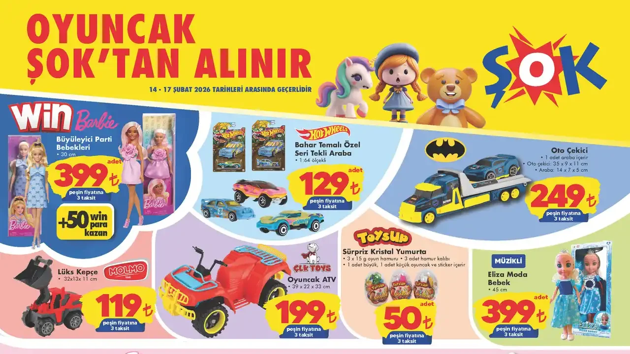 ŞOK 14 Şubat 2026 Aktüel Ürünler Kataloğu