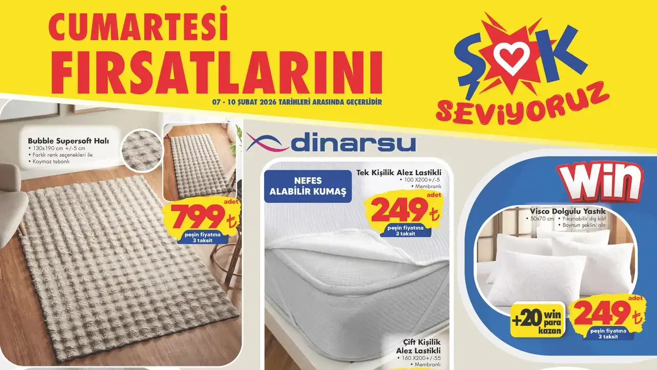 ŞOK 7 Şubat 2026 Aktüel Ürünler Kataloğu