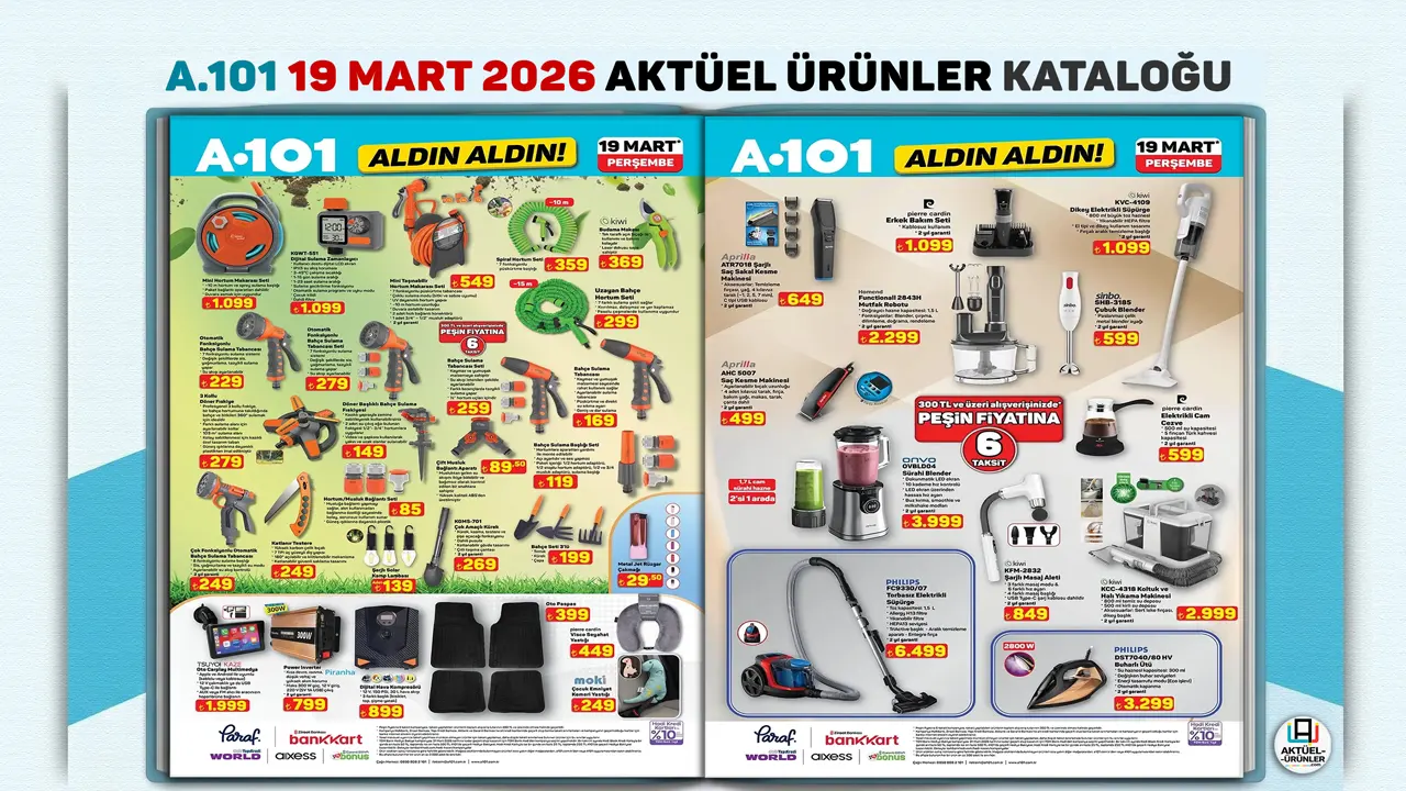 A101 19 Mart 2026 Aktüel Ürünler Kataloğu
