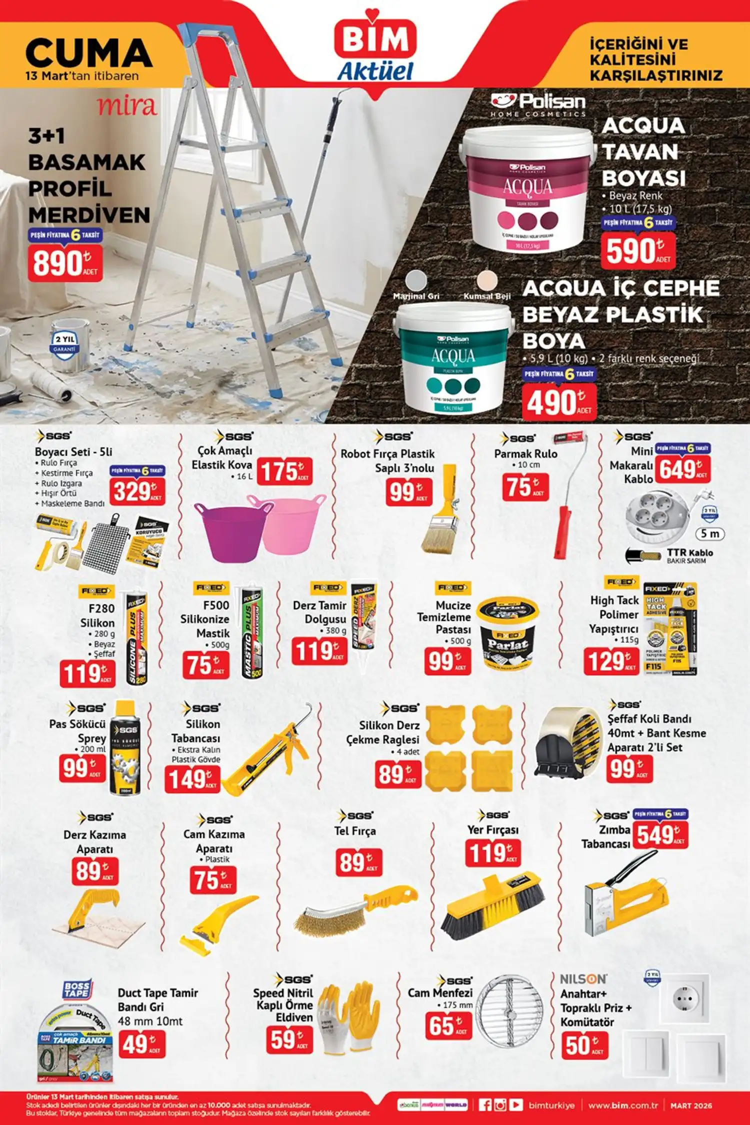BİM 13 Mart 2026 Aktüel Ürünler Kataloğu 4