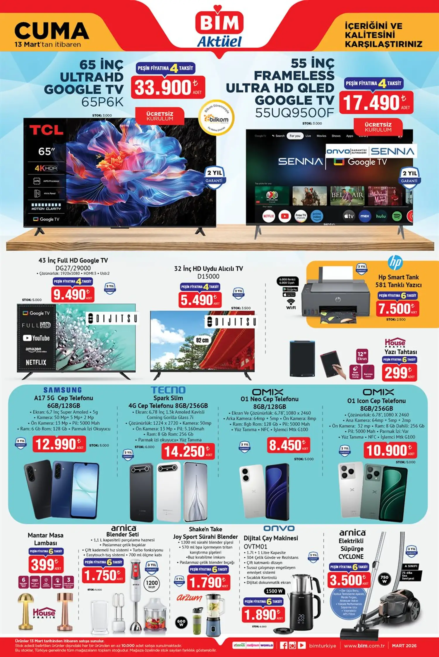 BİM 13 Mart 2026 Aktüel Ürünler Kataloğu 5