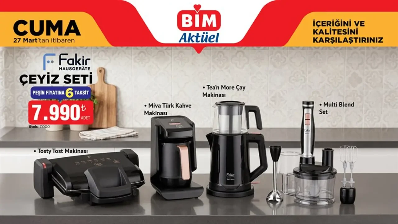 BİM 27 Mart 2026 Aktüel Ürünler Kataloğu