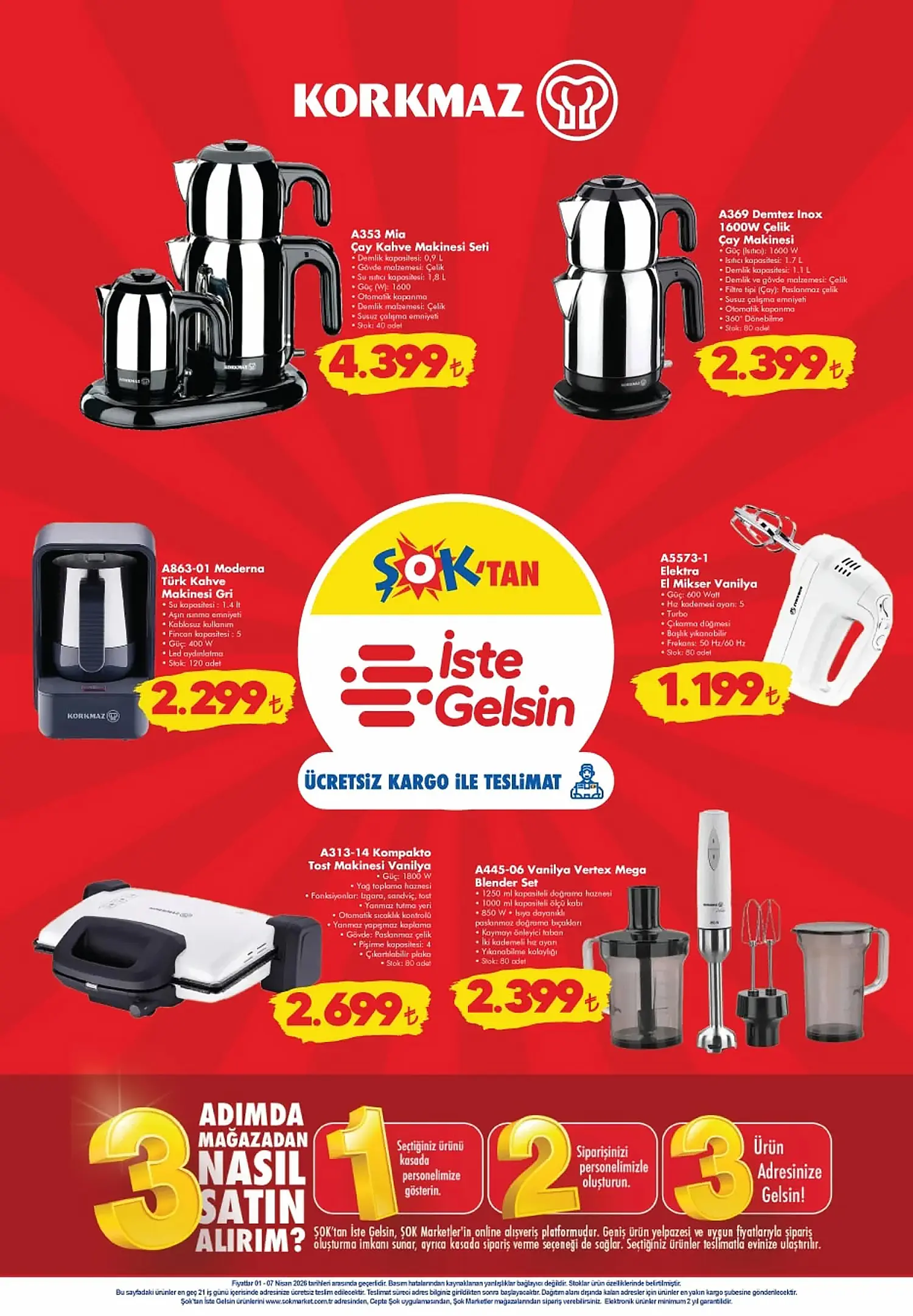 ŞOK 1 Nisan 2026 Aktüel Ürünler Kataloğu 9