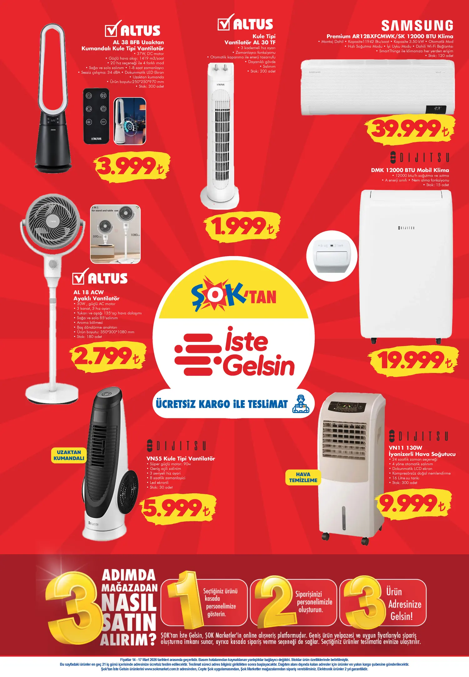 Şok 14 Mart 2026 Aktüel Ürünler Kataloğu 3