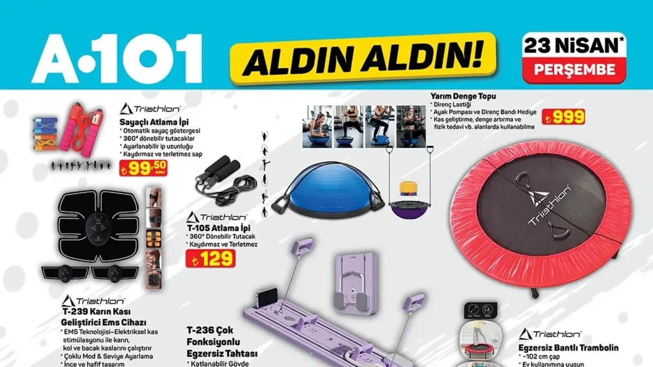A101 23 Nisan 2026 Aktüel Ürünler Kataloğu