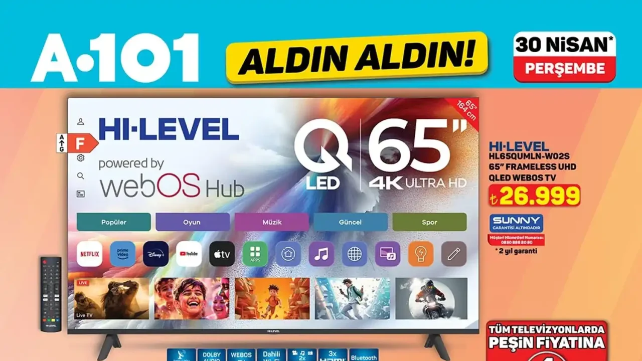 A101 30 Nisan 2026 Aktüel Ürünler Kataloğu
