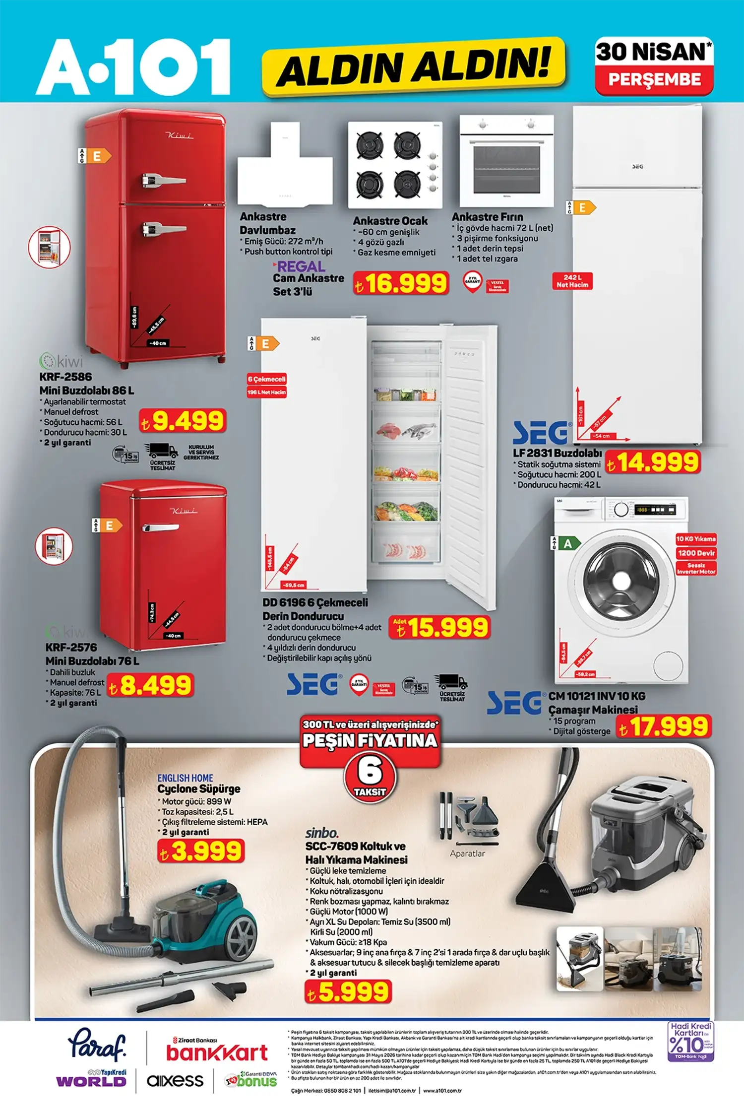 A101 30 Nisan 2026 Aktüel Ürünler Kataloğu 2