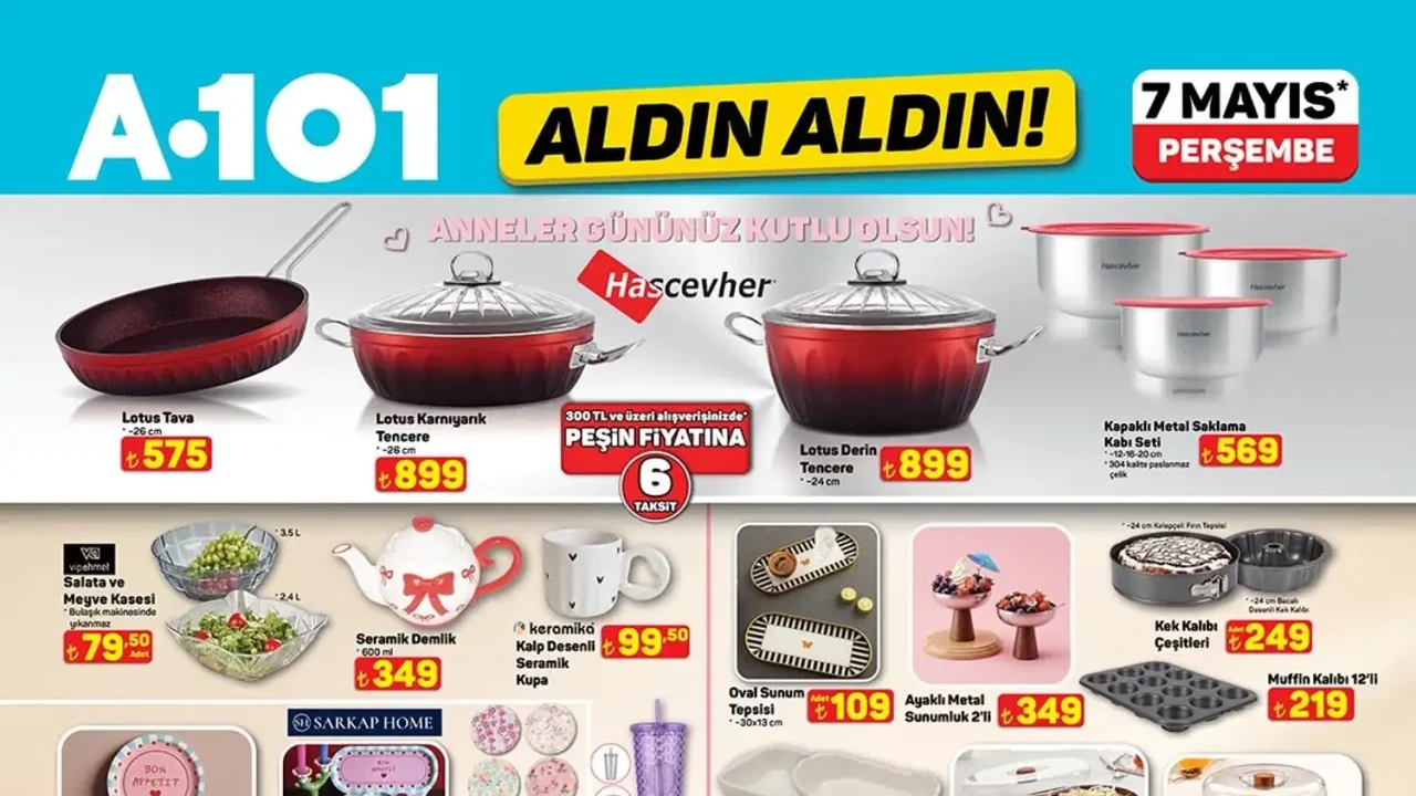 A101 7 Mayıs 2026 Aktüel Ürünler Kataloğu