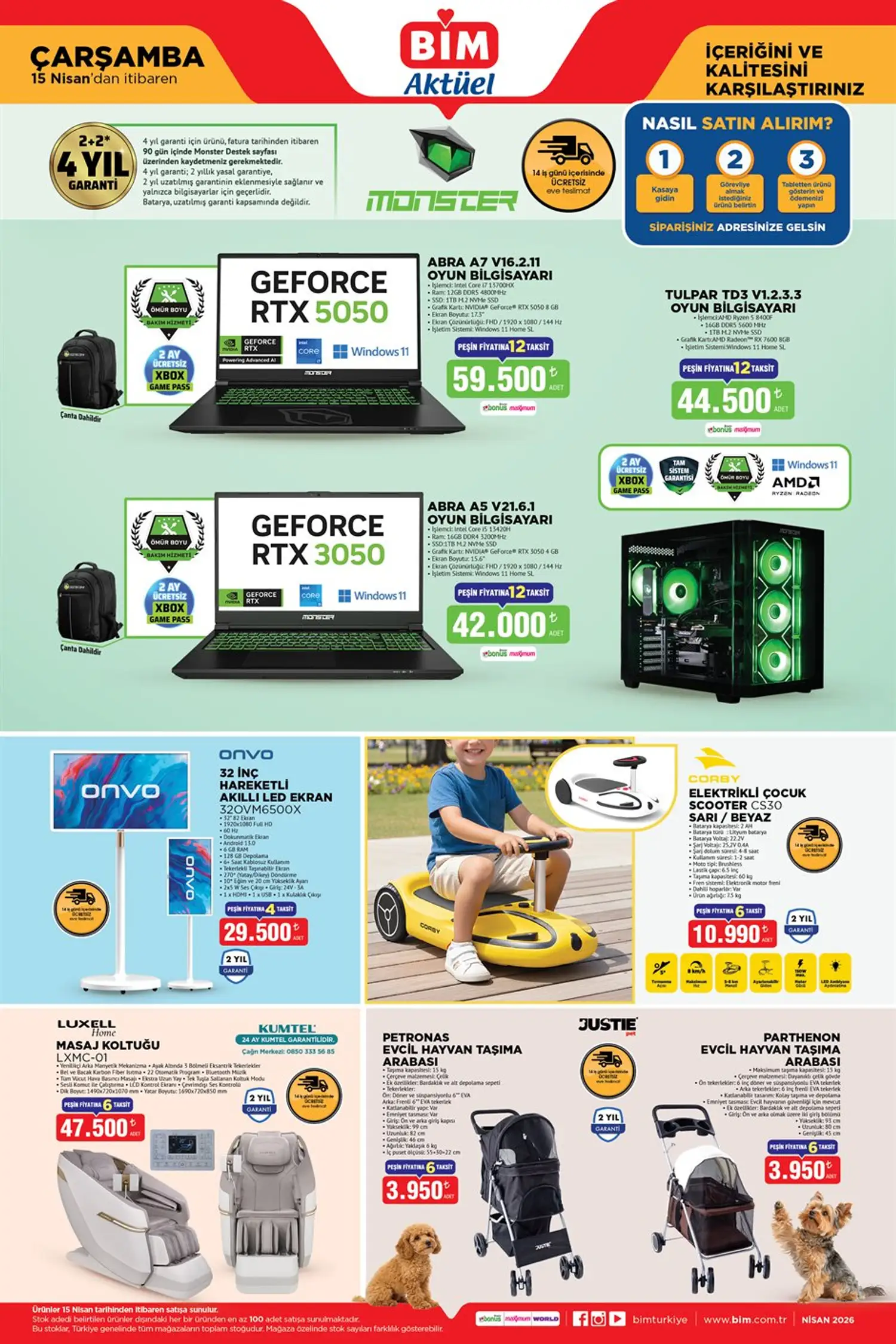 BİM 14 NİSAN 2026 AKTÜEL ÜRÜNLER KATALOĞU 4