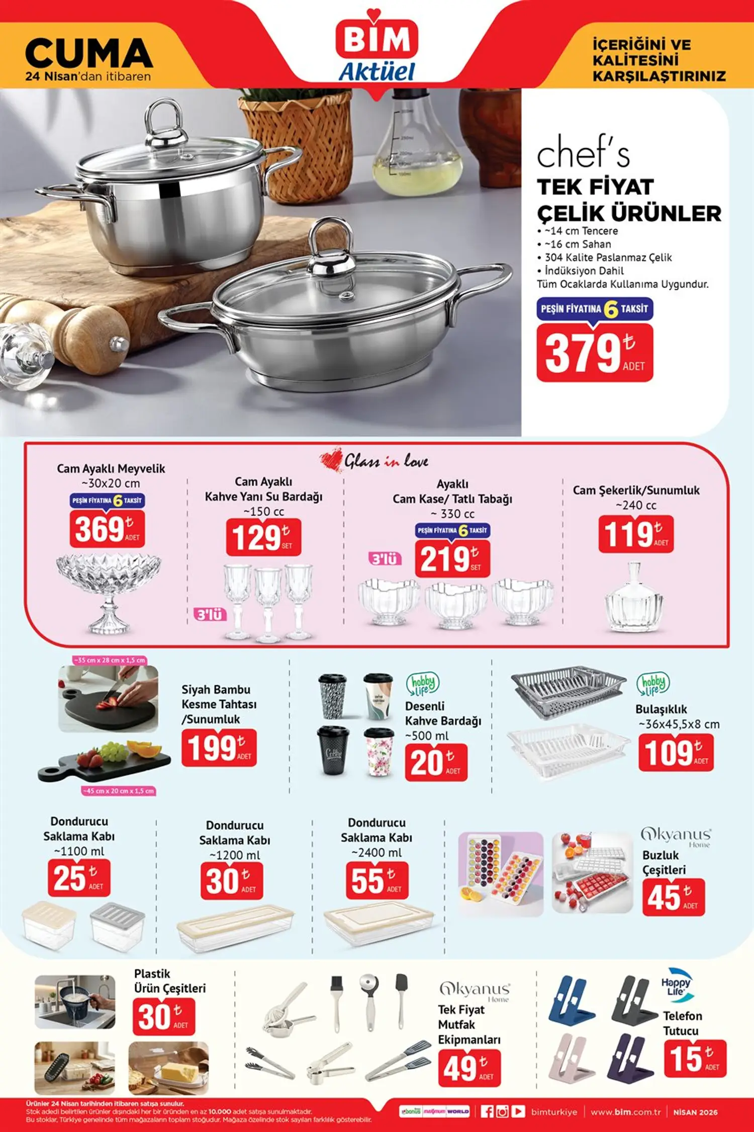 BİM 24 Nisan 2026 Aktüel Ürünler Kataloğu 7