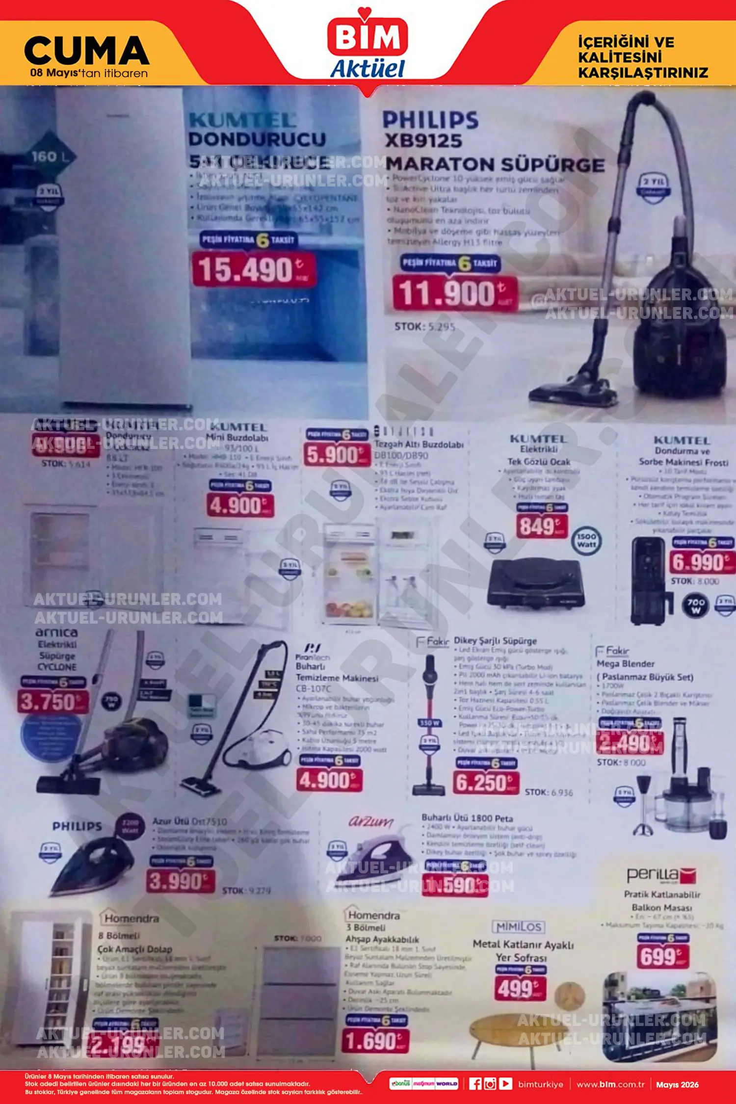 BİM 8 Mayıs 2026 Aktüel Ürünler Kataloğu 5