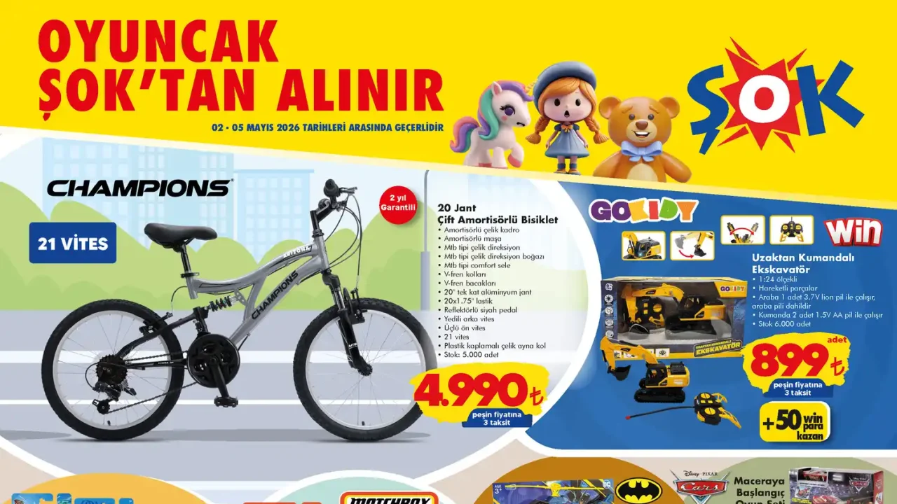 ŞOK 2 Mayıs 2026 Aktüel Ürünler Kataloğu