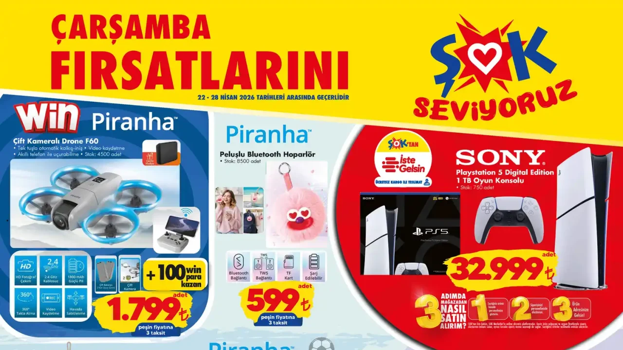 ŞOK 22 Nisan 2026 Aktüel Ürünler Kataloğu